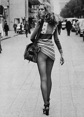 Moda de June Newton, Dépêche Mode, Paris, 1971