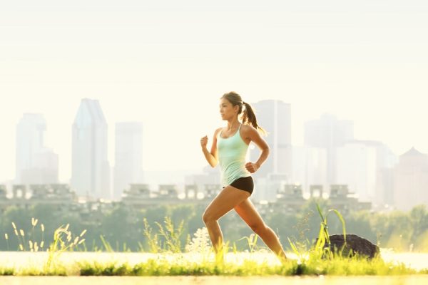 Running woman