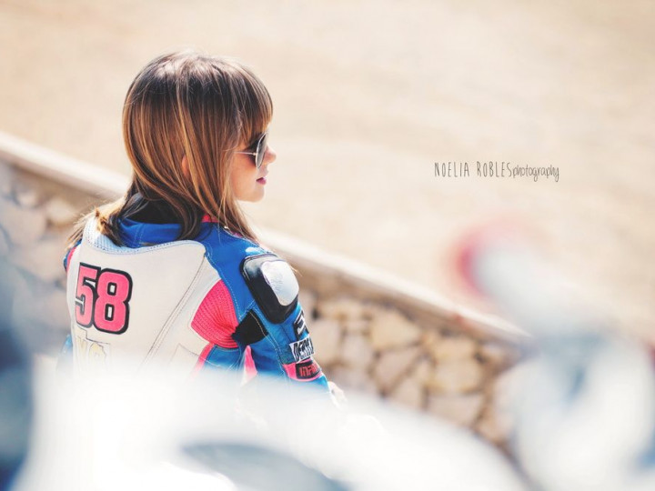 Equipamiento de moto para niñas